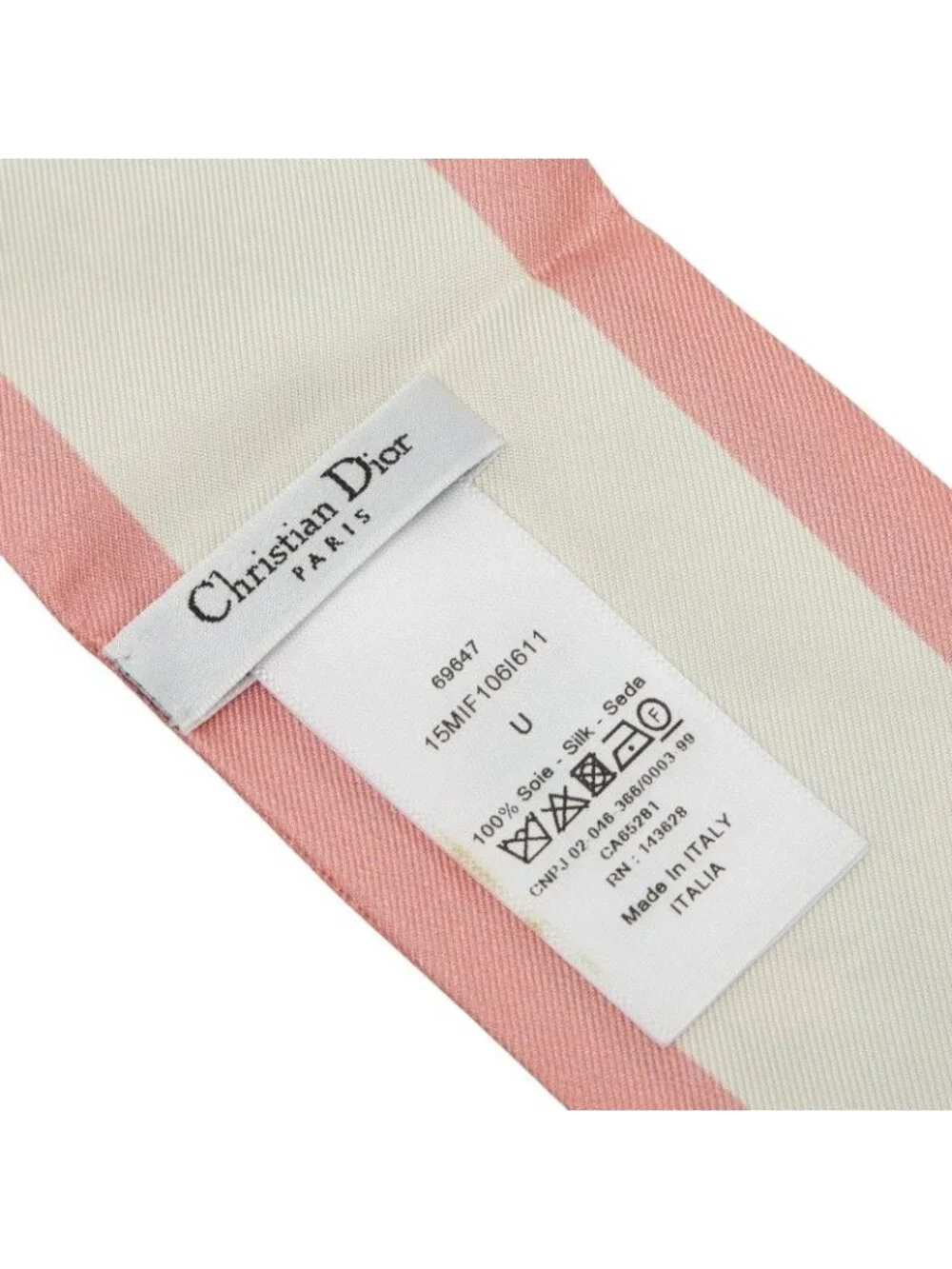 Dior Mitzah Flower Print Scarf Pink Multicolor Silk